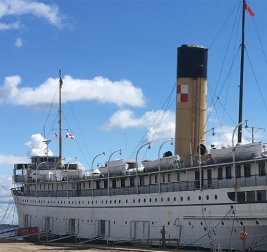 Home of the only Edwardian passenger steamship in the world