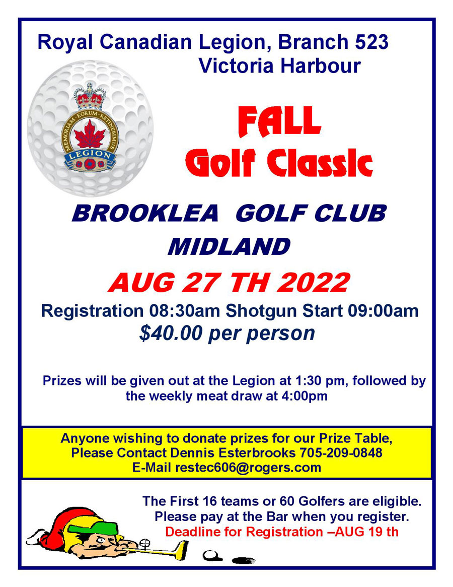 Legion Golf Classic 2022 Poster